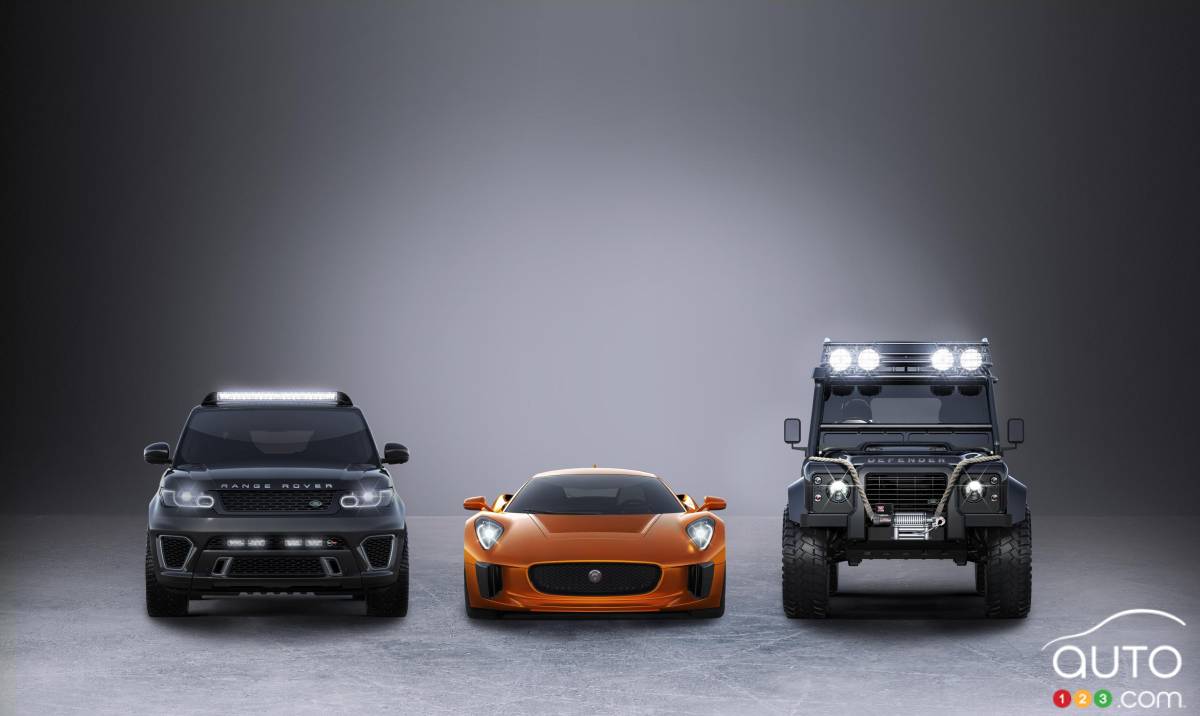 Jaguar Land Rover aura 3 véhicules dans le prochain James Bond