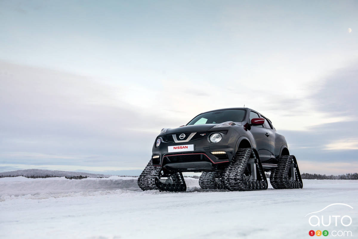 Des chenilles pour le Nissan Juke NISMO RSnow!