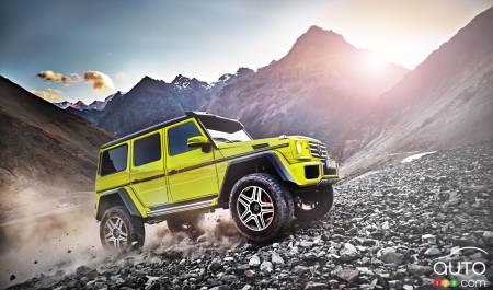Mercedes-Benz G 500 4x4 “square” rated at 422 hp