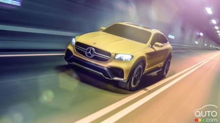 Mercedes-Benz a dévoilé son concept GLC Coupé à Shanghai
