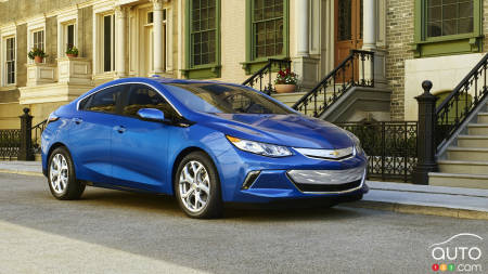 Chevrolet Volt 2016: à partir de 29 890 $ canadiens