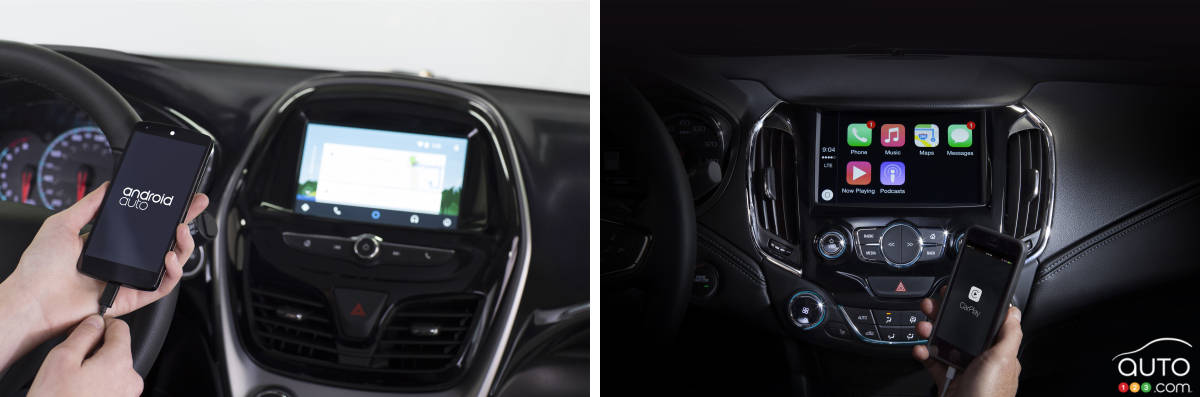 Android Auto et Apple CarPlay arrivent chez GM