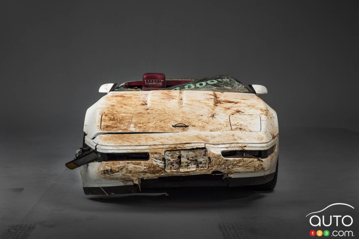 GM now restoring sinkhole-damaged one millionth Corvette