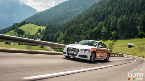 Audi A6 TDI ultra crosses 14 countries on a single tank