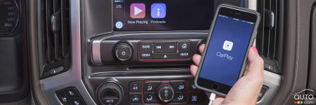 Les GMC Canyon, Sierra et Yukon reçoivent CarPlay d’Apple