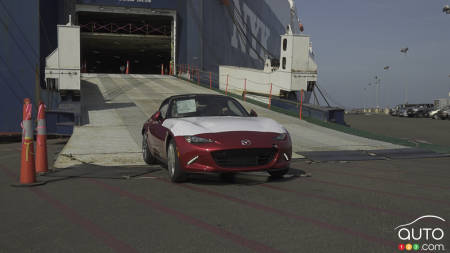 2016 Mazda MX-5 shipments arrive to North America