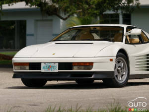 Ferrari Testarossa from “Miami Vice” to be auctioned