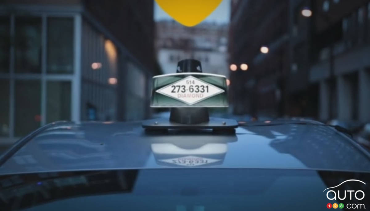 Uber  voit Taxi Diamond jouer sur ses platebandes à Montréal
