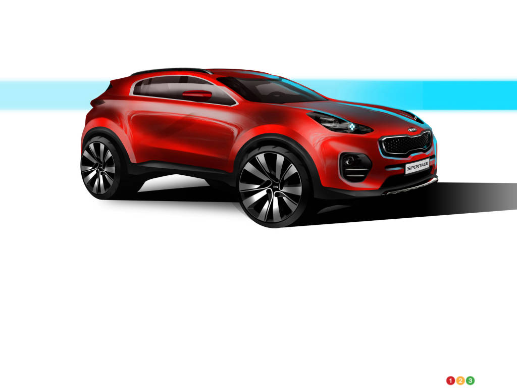 Kia Sportage 4th generation sketch