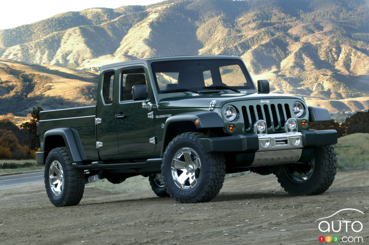 Jeep considering Wrangler-based pickup for 2017 or 2018