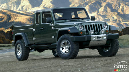 Jeep considering Wrangler-based pickup for 2017 or 2018