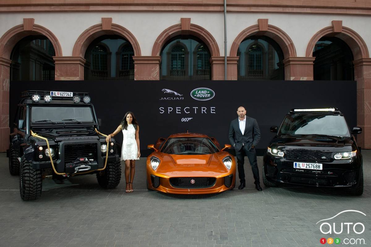 Frankfurt 2015: See the new Jaguar Land Rover cars in the new Bond movie
