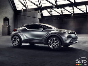 Francfort 2015 : Le concept Toyota C-HR près du modèle de production