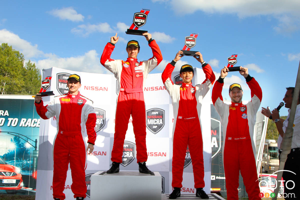Olivier Bédard is the 2015 Nissan Micra Cup champion