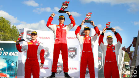 Olivier Bédard is the 2015 Nissan Micra Cup champion