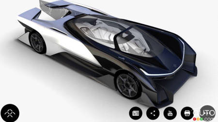 Faraday Future leaks picture of secret self-driving EV