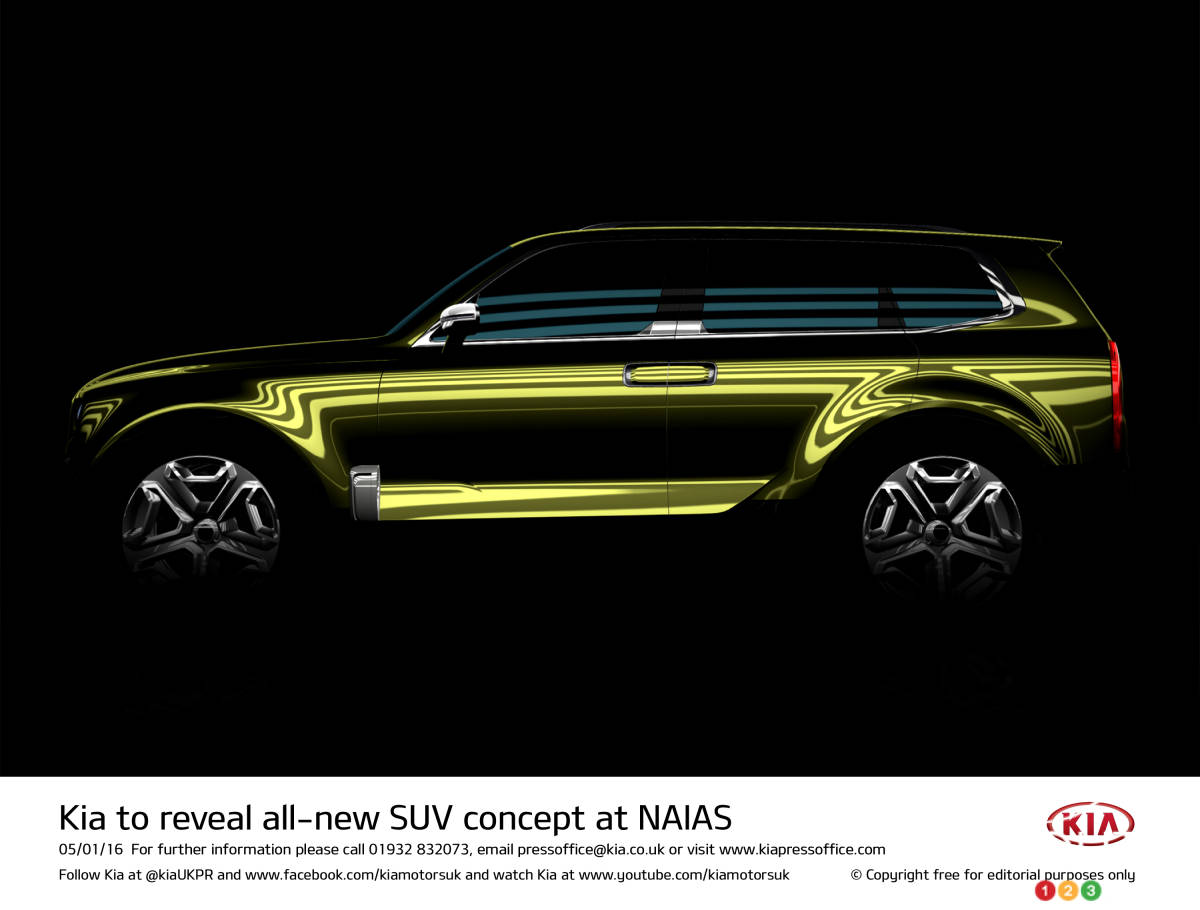 Detroit 2016 : Kia dévoilera un nouveau VUS concept