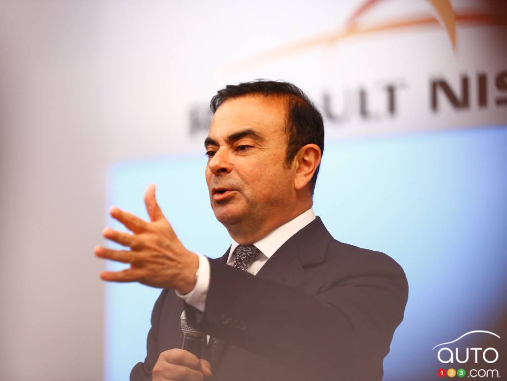 Le PDG de l'Alliance Renault-Nissan, Carlos Ghosn