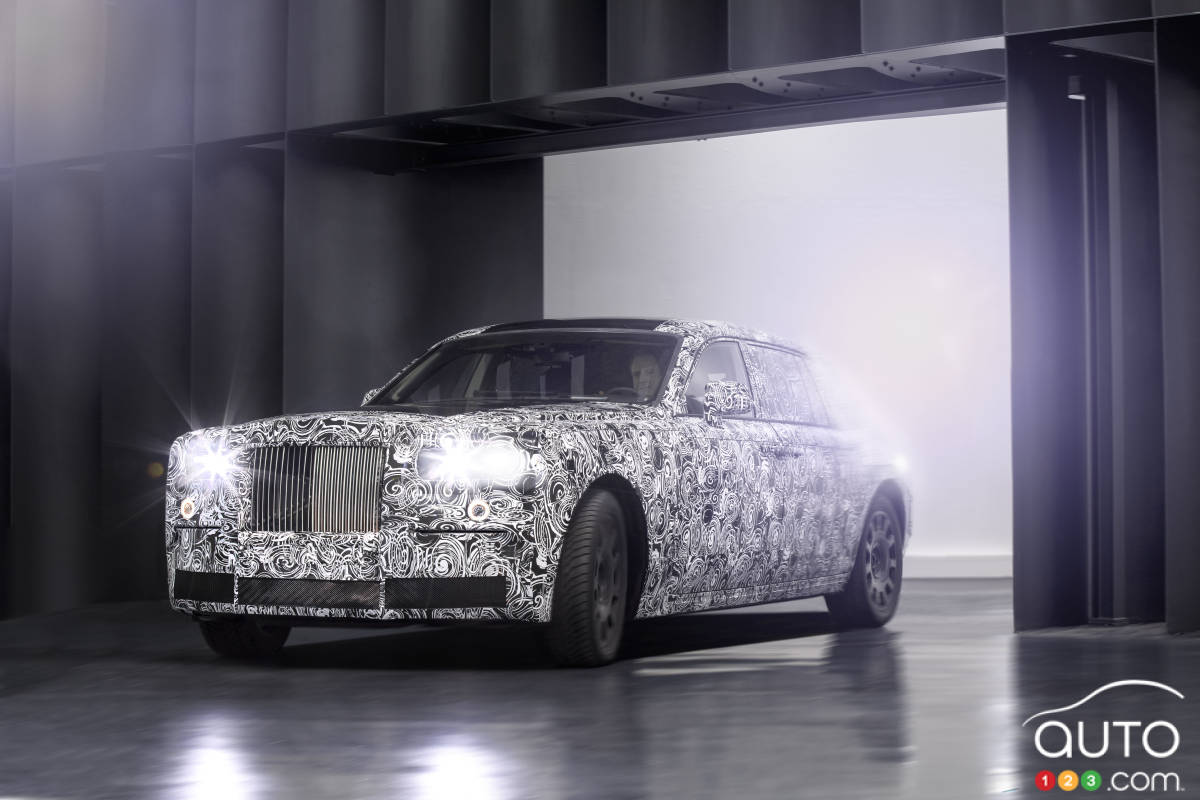 Rolls-Royce amorce les tests sur un nouveau châssis en aluminium