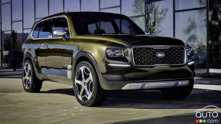 Detroit 2016: Kia Telluride concept classes things up