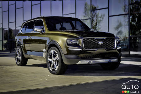Detroit 2016: Kia Telluride concept classes things up