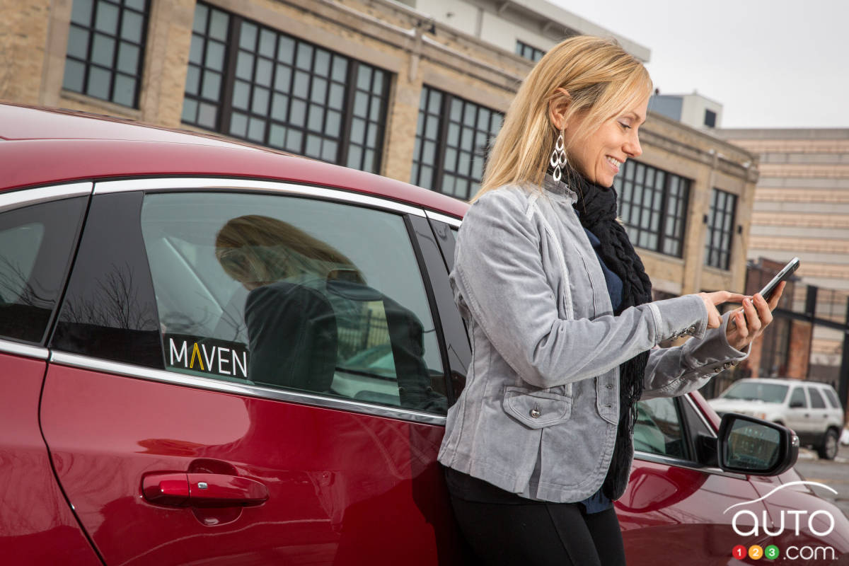 GM launches new car-sharing app called Maven