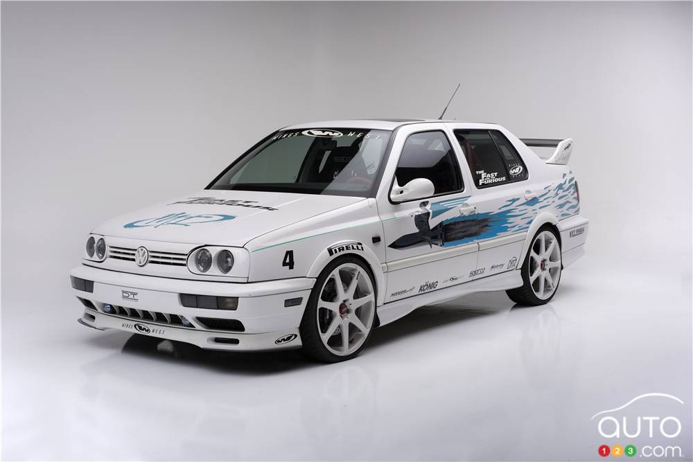 La Volkswagen Jetta 1995 de Rapides et Dangereux vendue aux enchères