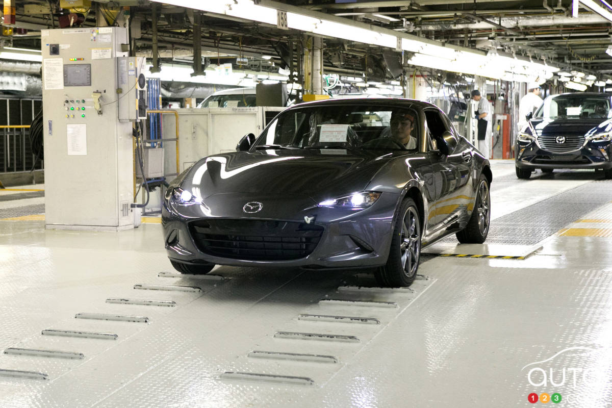 Mazda MX-5 RF 2017 : la production est lancée!