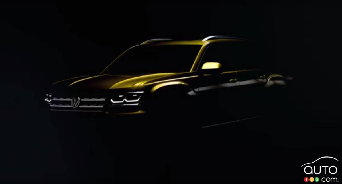 New Volkswagen midsize SUV teased in video