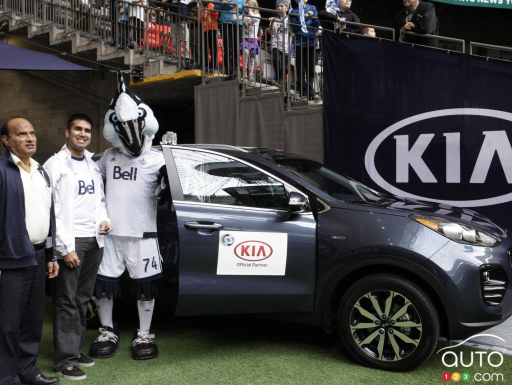 Nitin Gaba, résident de Vancouver et gagnant du concours organisé par Kia