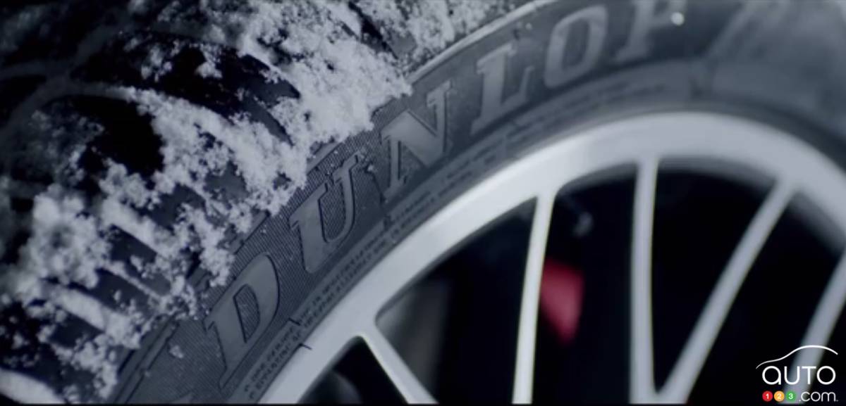 Dunlop Winter Sport featured in crazy stunt