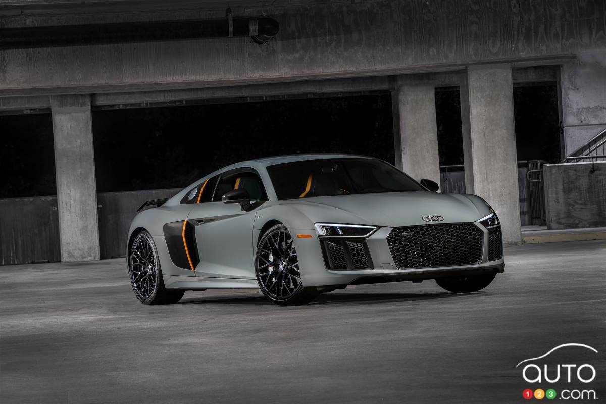 Los Angeles 2016 : Voyez l’Audi R8 V10 plus exclusive et ses lasers!
