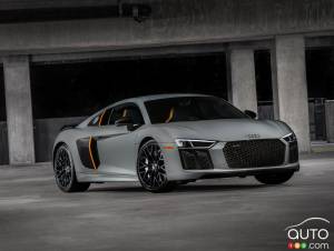 Los Angeles 2016 : Voyez l’Audi R8 V10 plus exclusive et ses lasers!