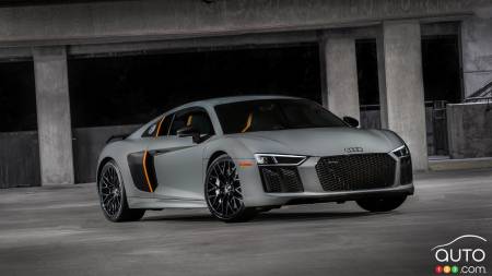 Los Angeles 2016 : Voyez l’Audi R8 V10 plus exclusive et ses lasers!