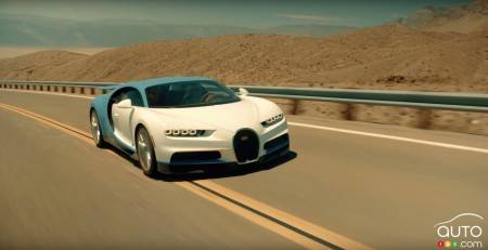 La Bugatti Chiron passe avec succès le test de la chaleur extrême (vidéo)