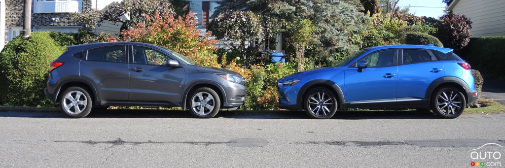 Honda HR-V vs. Mazda CX-3 Comparison