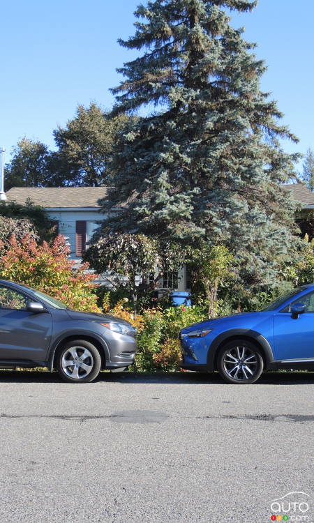 Honda HR-V vs. Mazda CX-3 Comparison