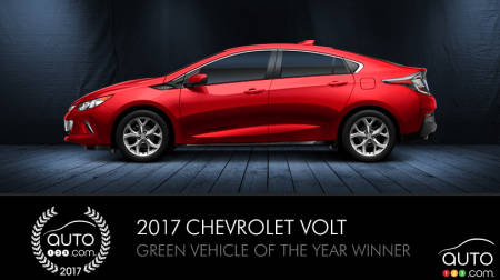 2017 Chevy Volt, Auto123.com’s Green Vehicle of the Year