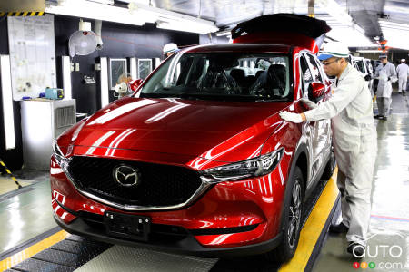 Le Mazda CX-5 de nouvelle génération entre en production