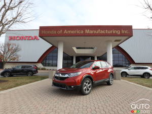 Le Honda CR-V 2017 entre à l’usine; un essai à lire bientôt sur Auto123.com!