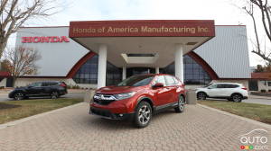 Le Honda CR-V 2017 entre à l’usine; un essai à lire bientôt sur Auto123.com!