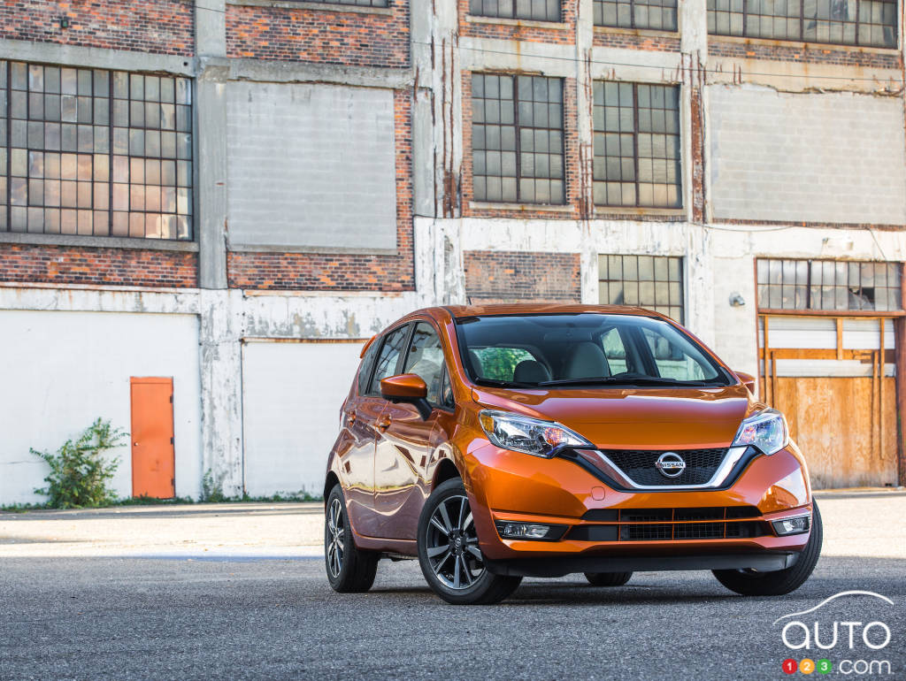 The refreshed 2017 Nissan Versa Note