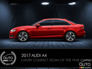 2017 Audi A4, Auto123.com’s Luxury Compact Sedan of the Year