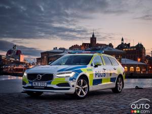 Volvo V90 soon to serve Swedish police