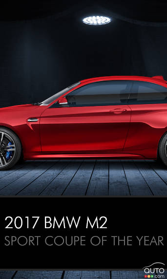 BMW M2, Auto123.com’s Sport Coupe of the Year, wins two more awards