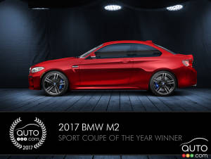 BMW M2, Auto123.com’s Sport Coupe of the Year, wins two more awards