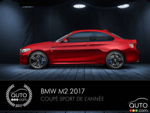 La BMW M2, coupé sport de l’année selon Auto123.com, gagne 2 autres prix