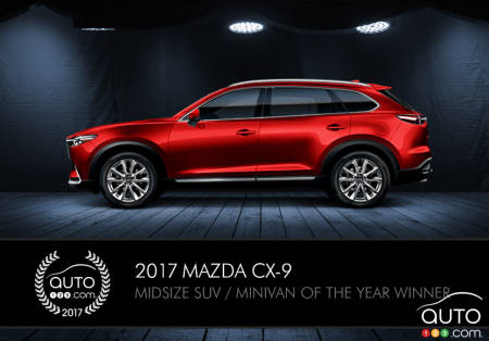 Mazda CX-9 wins Auto123.com award, “Car and Driver” honour