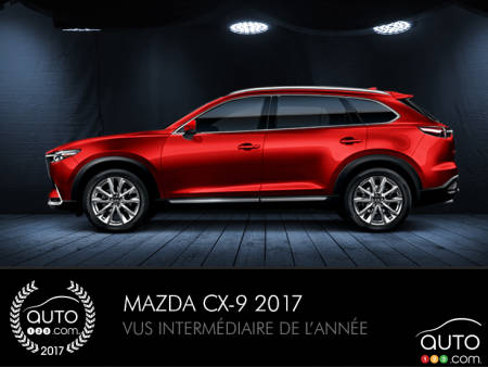 Le Mazda CX-9 récompensé par Auto123.com et Car and Driver