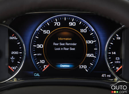 Surveillance des sièges arrière : GM étend son système à 20 modèles